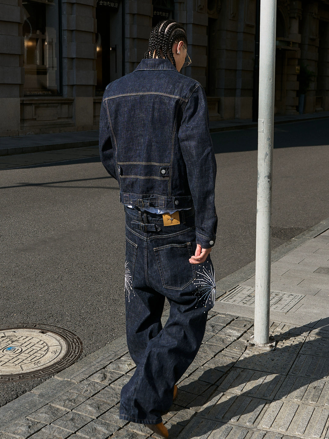 STEEPC Double Breasted Denim Jacket | Face 3 Face