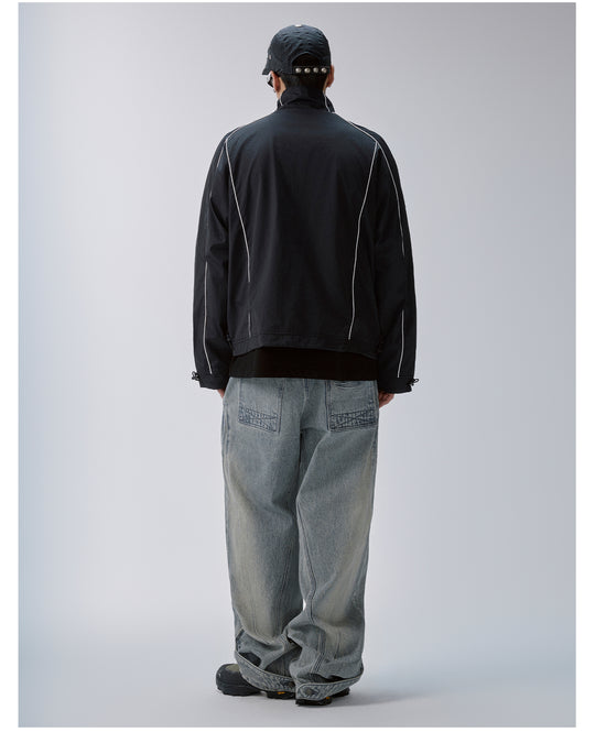 F2CE Color Block Patchwork Track Jacket | Face 3 Face