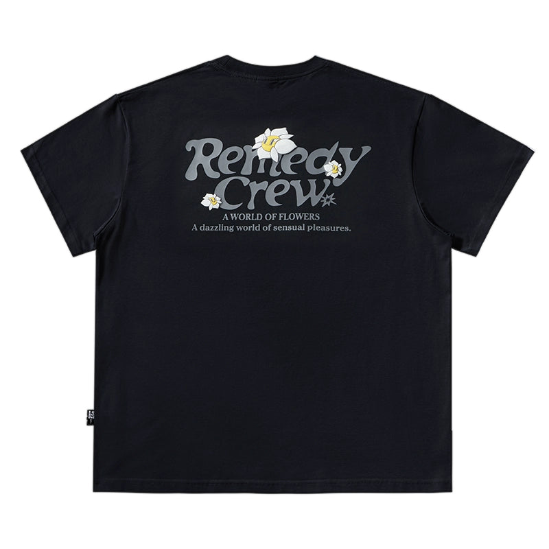 Remedy 3D Flower Logo Print Cool Touch Tee | Face 3 Face