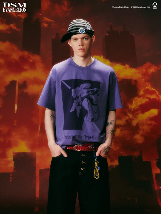 DSM x EVA Unit Graphic Print Short Sleeve Tee