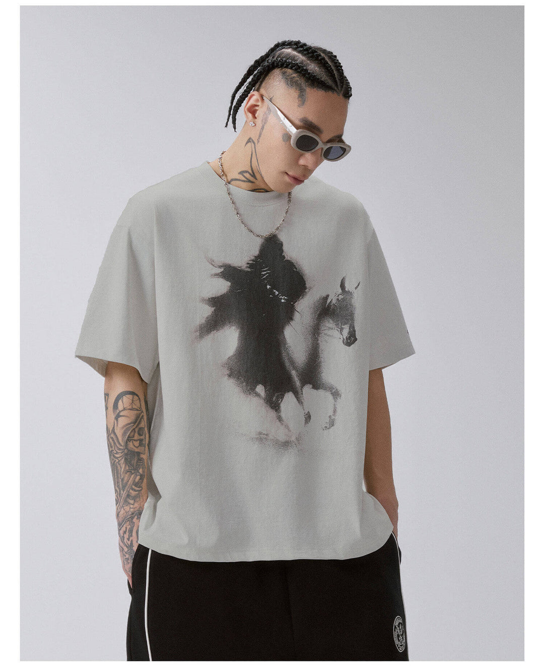 F2CE Phantom Rider Vintage Print Short Sleeve Tee | Face 3 Face