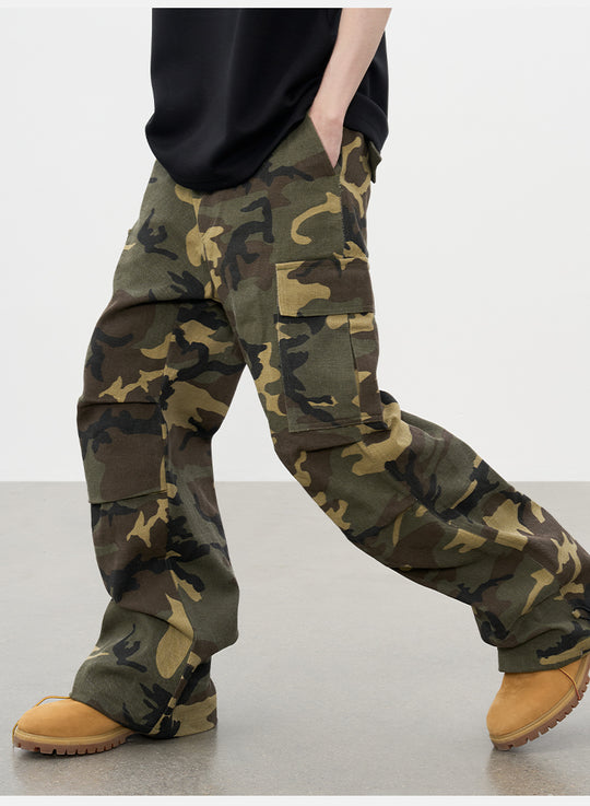 AFGK Camouflage Multi Pocket Work Cargo Pants | Face 3 Face