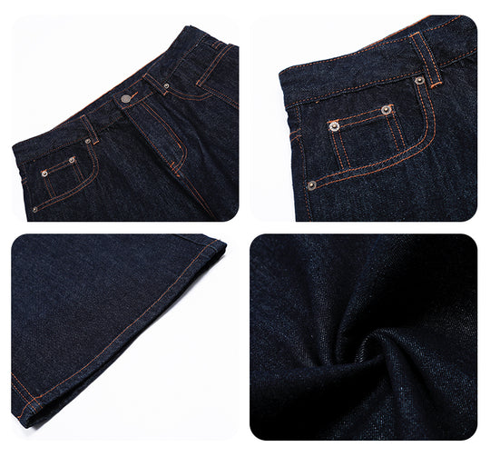 F3F Select Wide Leg Dark Blue Jeans | Face 3 Face