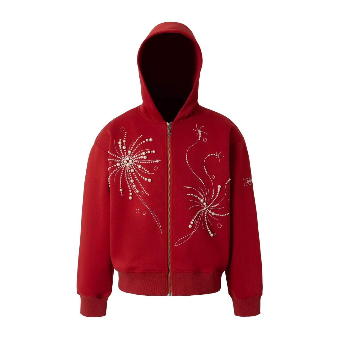 YADcrew Fireworks Pearl Zip Up Hoodie | Face 3 Face