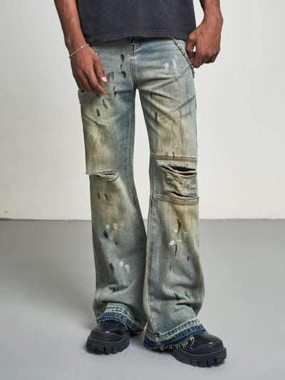 F3F Select Broken Holes Dirty Jeans | Face 3 Face