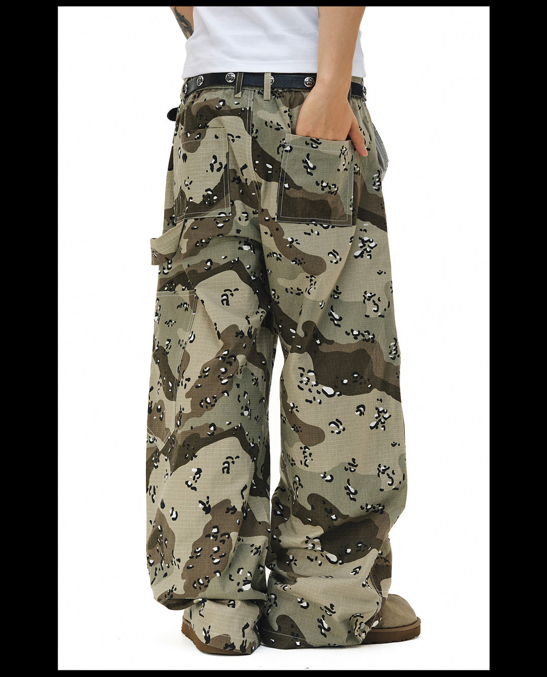 NOVACAM Desert Camouflage Double Knee Work Pants | Face 3 Face