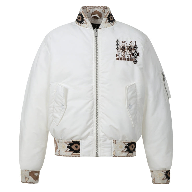 MEDM Ethnic Trim MA-1 Bomber Jacket | Face 3 Face