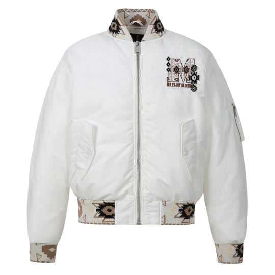 MEDM Ethnic Trim MA-1 Bomber Jacket | Face 3 Face