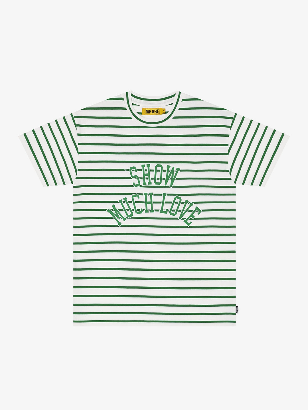 MHARF SHOW MUCH LOVE Striped Print Tee | Face 3 Face