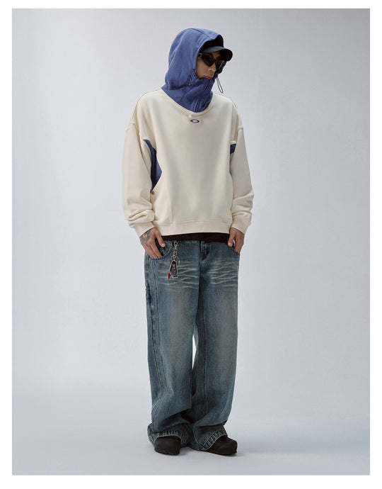 F2CE Color Block Hood with Zip Hoodie | Face 3 Face