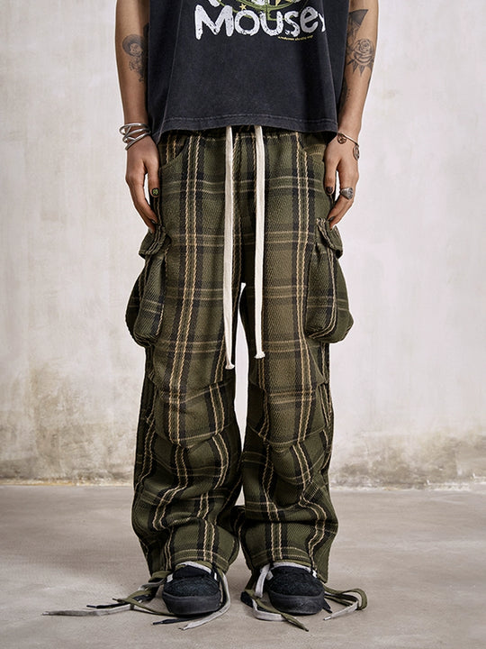 Remedy Plaid Work Cargo Pants | Face 3 Face