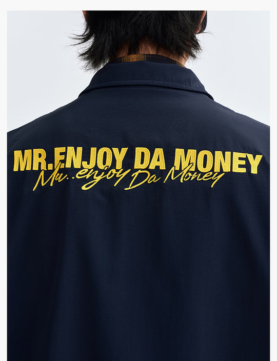 MEDM Basic Logo Embroidered Track Jacket | Face 3 Face