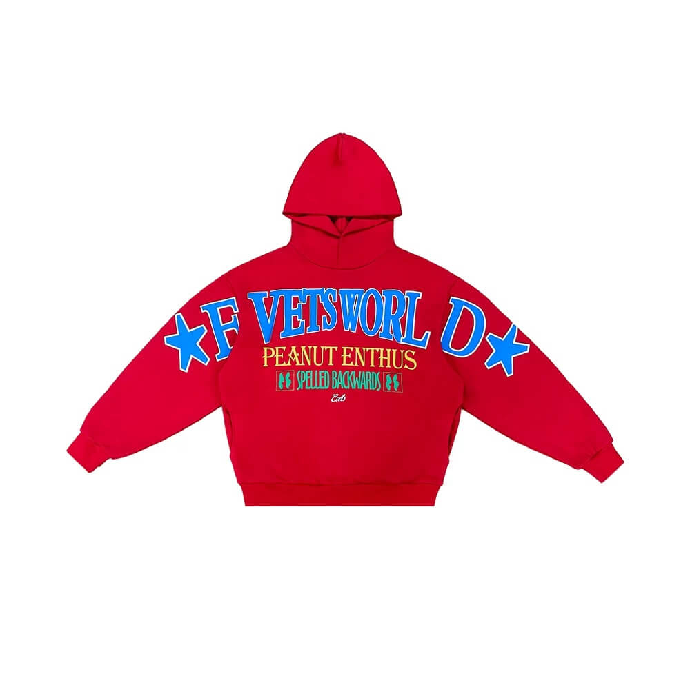 EVETS PEANUT ENTHUS Foam Print Hoodie | Face 3 Face