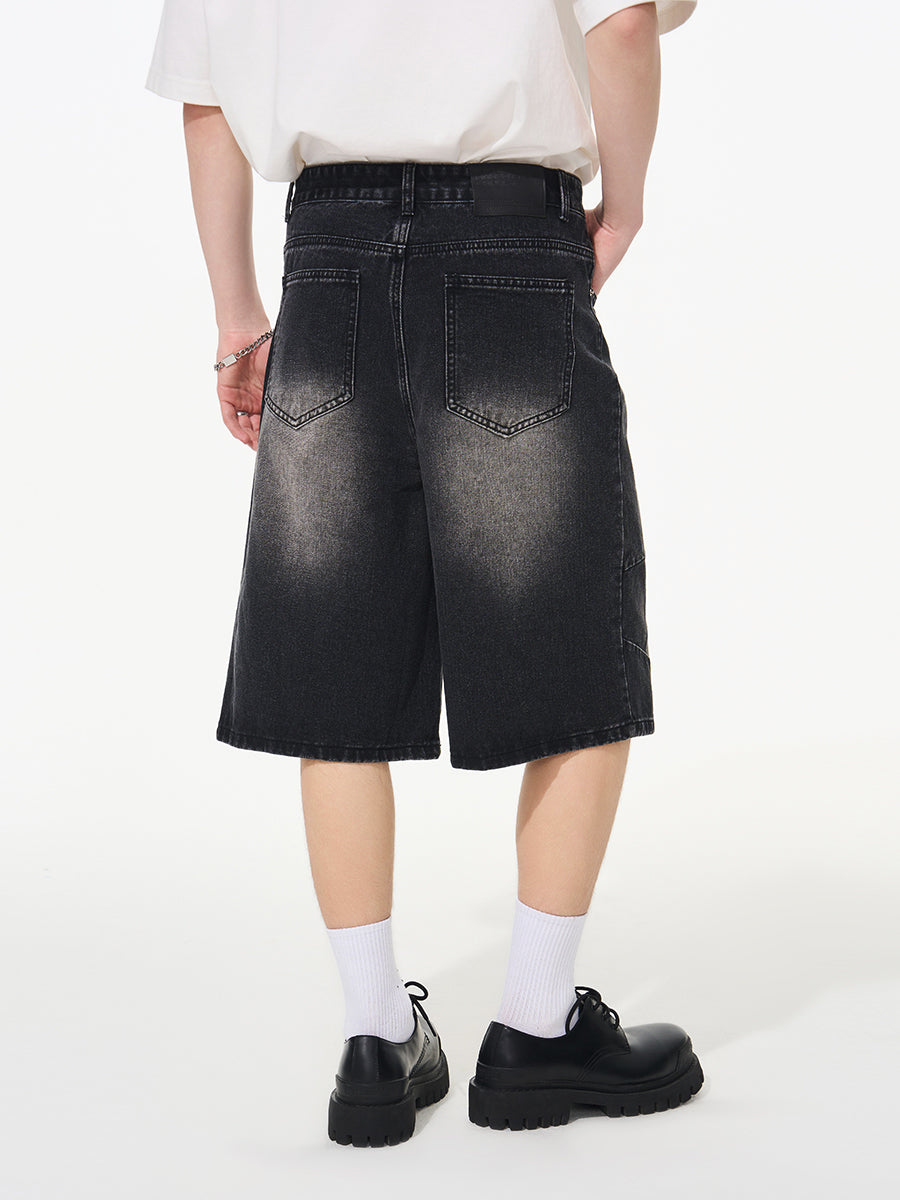 Harsh and Cruel Vintage French Embroidered Cropped Jeans | Face 3 Face