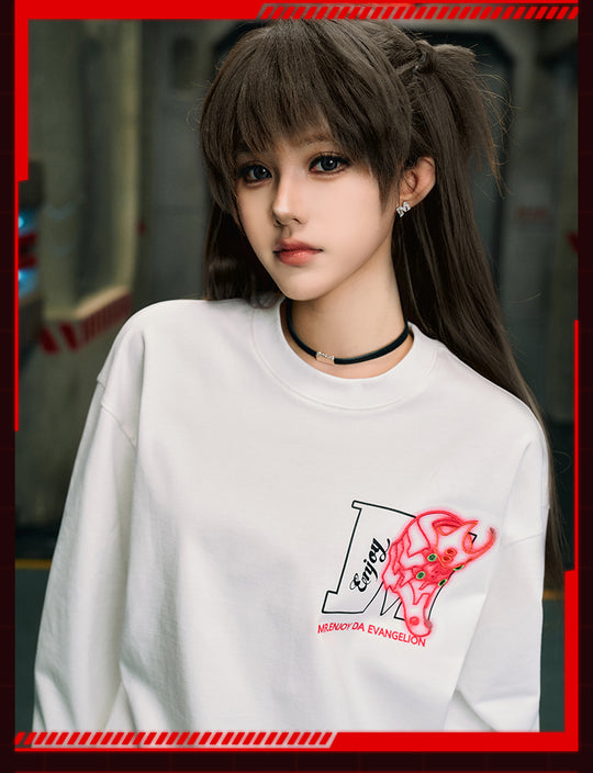 MEDM x EVA Basic Logo Long Sleeve Tee | Face 3 Face