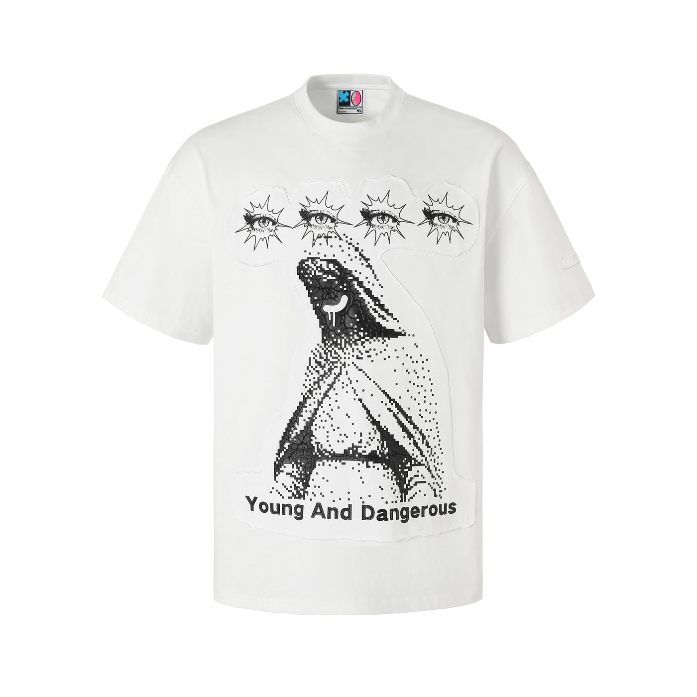 YADcrew "Young And Dangerous" Patch Embroidery Printing Tee | Face 3 Face