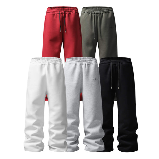 KARMANISTIC Heavyweight Logo Embroidered Baggy Sweatpants | Face 3 Face