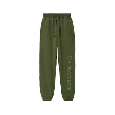 UNTILWERICH Logo Embroidered Sports Sweatpants | Face 3 Face