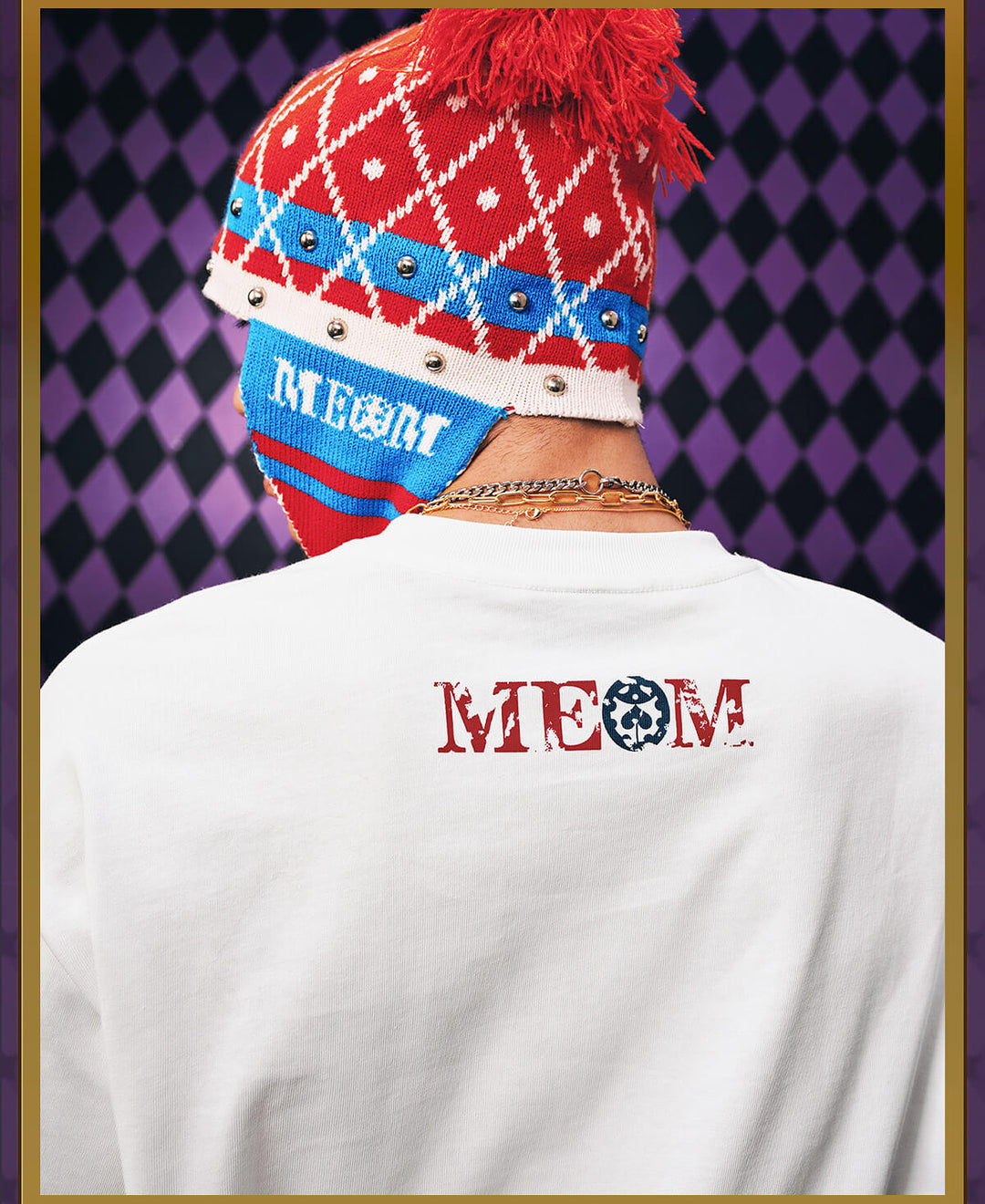MEDM × JOJO Character Print Long Sleeve Tee | Face 3 Face