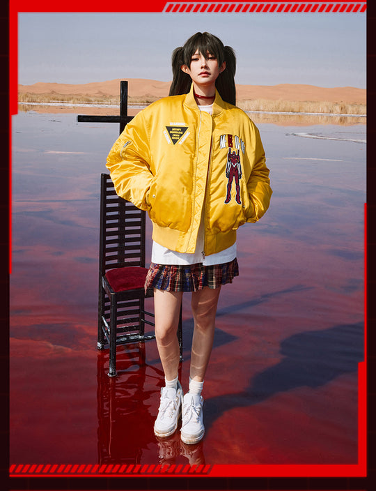 MEDM x EVA Unit-00, Unit-01, Unit-02 MA-1 Bomber Jacket | Face 3 Face