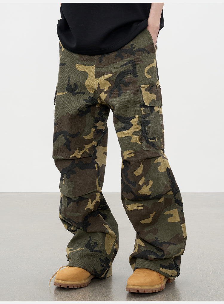AFGK Camouflage Multi Pocket Work Cargo Pants | Face 3 Face
