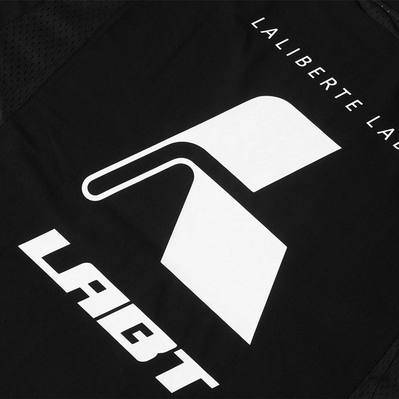 Labt Contrast Structure Mesh Sorona Long Sleeve Tee | Face 3 Face