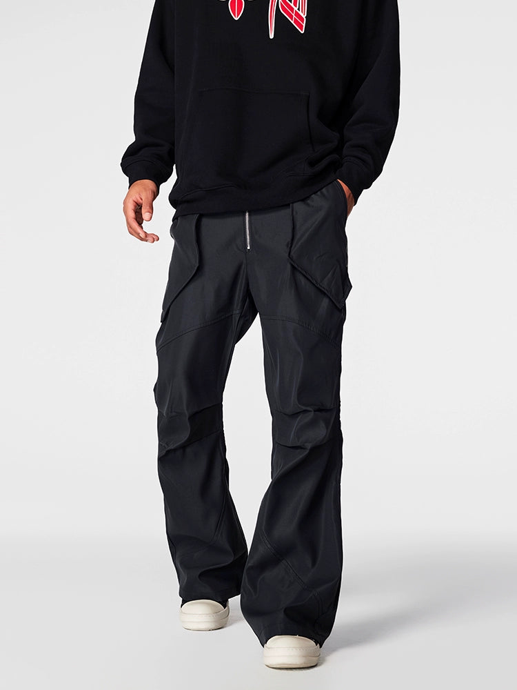 Achock Multi Zipper Patchwork Pockets Work Pants | Face 3 Face