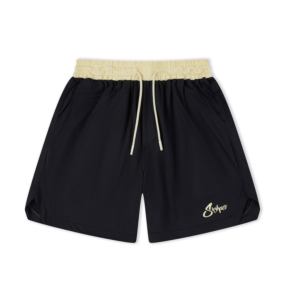 S45 Contrast Color Mesh Basketball Shorts | Face 3 Face