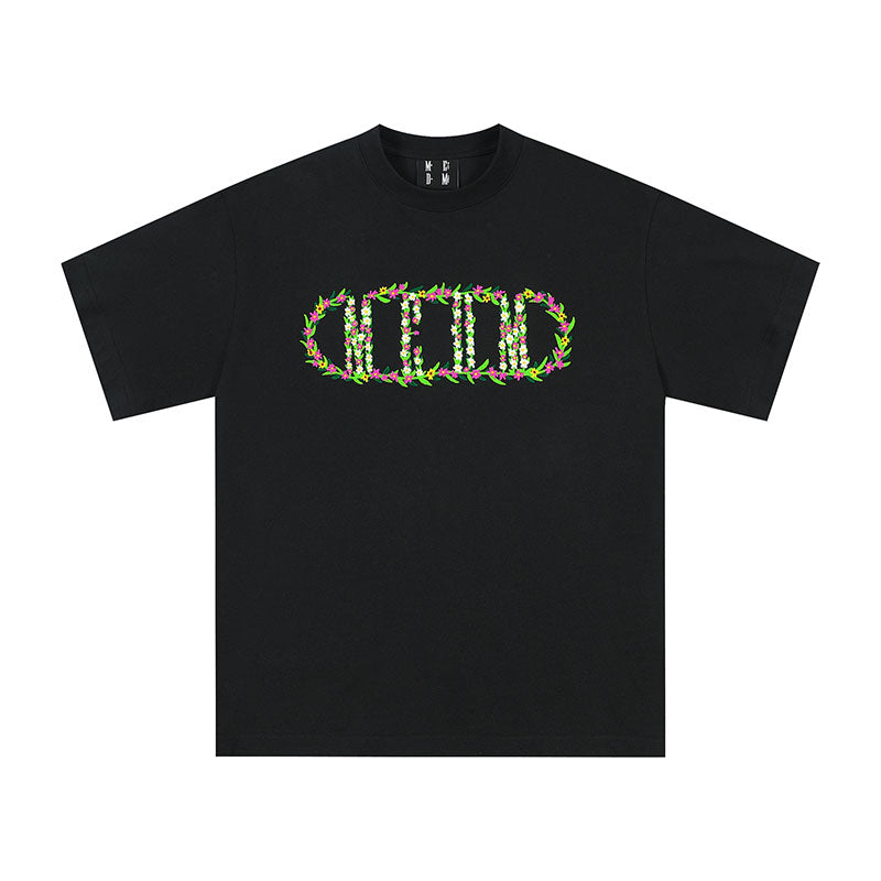 MEDM Capsule Wreath Embroidery Tee
