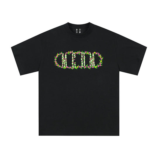 MEDM Capsule Wreath Embroidery Tee