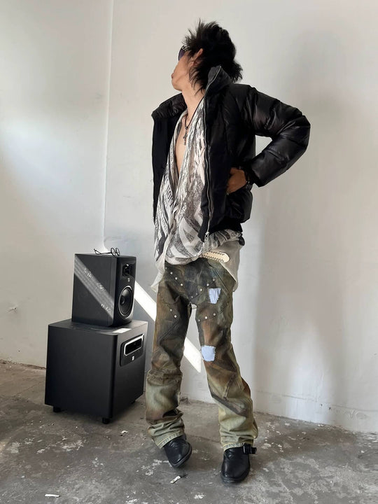 Night Lab Slim Fit Hooded Down Jacket | Face 3 Face