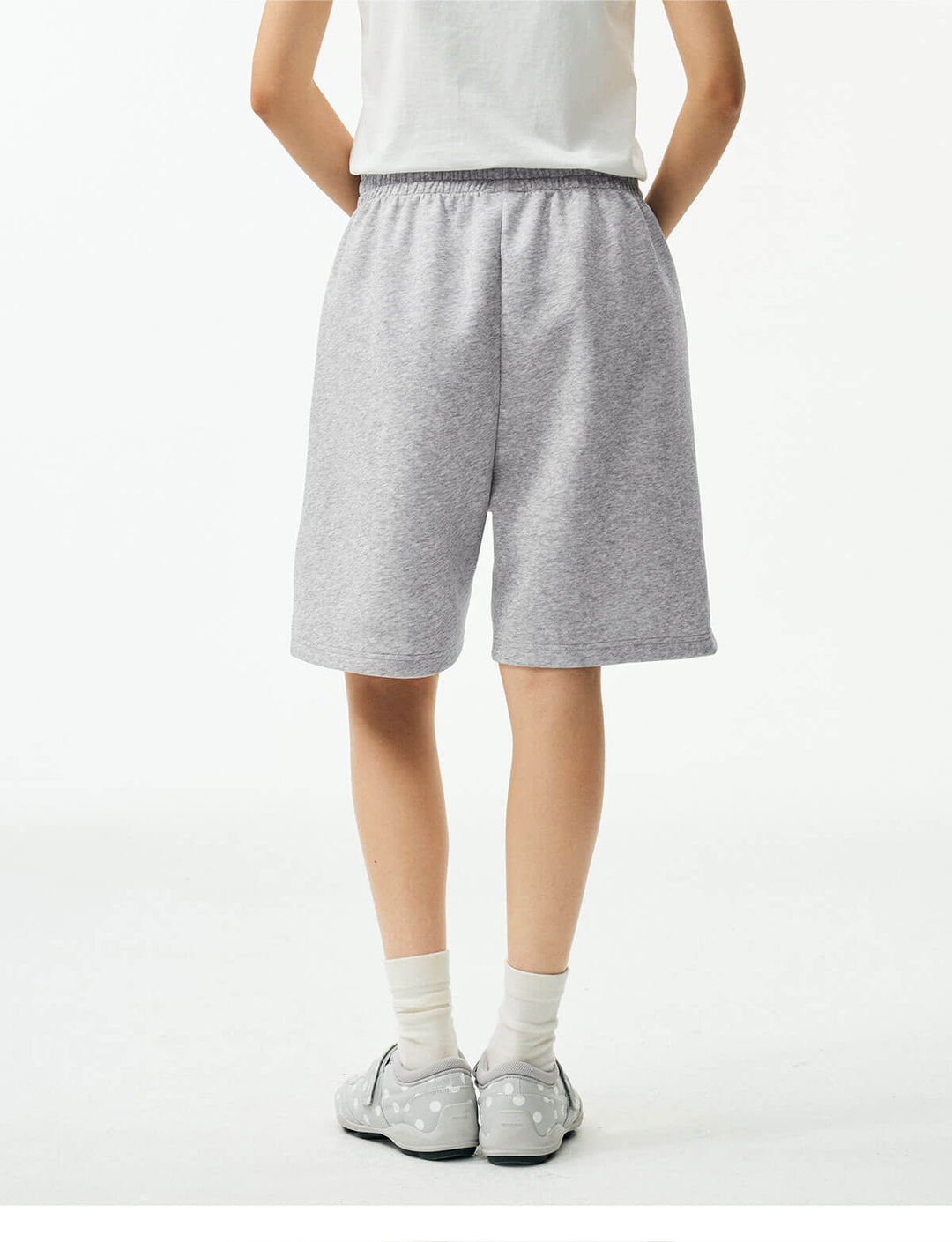 MEDM Colorful Logo Embroidered Sweat Shorts | Face 3 Face