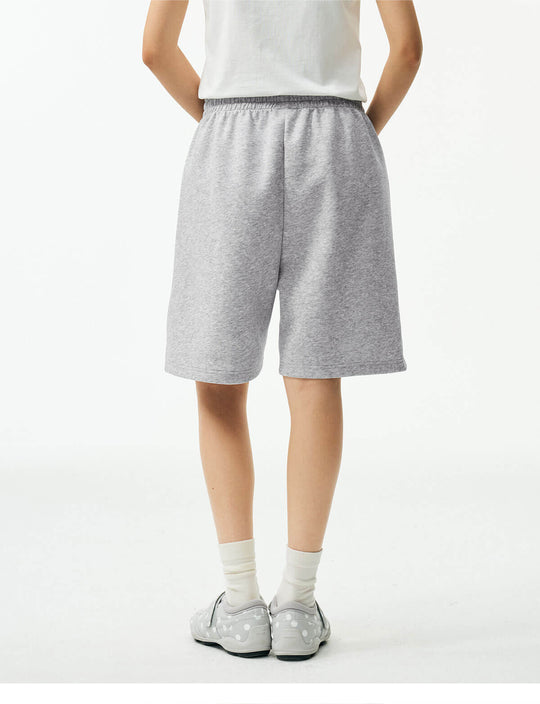 MEDM Colorful Logo Embroidered Sweat Shorts | Face 3 Face