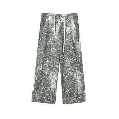 JHYQ Cracked Print Baggy Work Pants | Face 3 Face