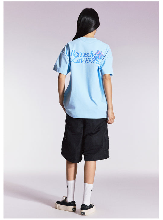 Remedy Small Flowers Foam Print Tee | Face 3 Face