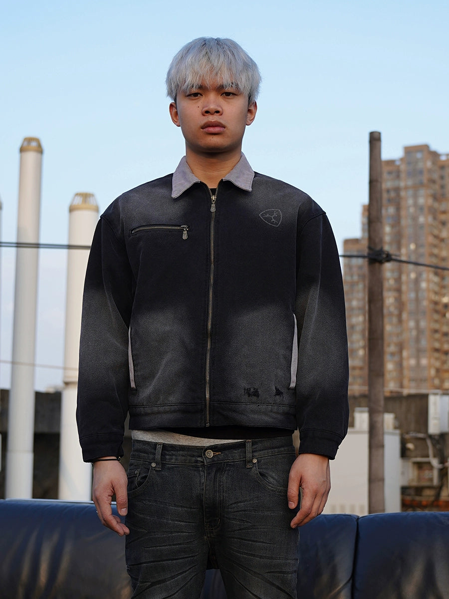 TGFCLUB Washed Detroit Work Jacket | Face 3 Face