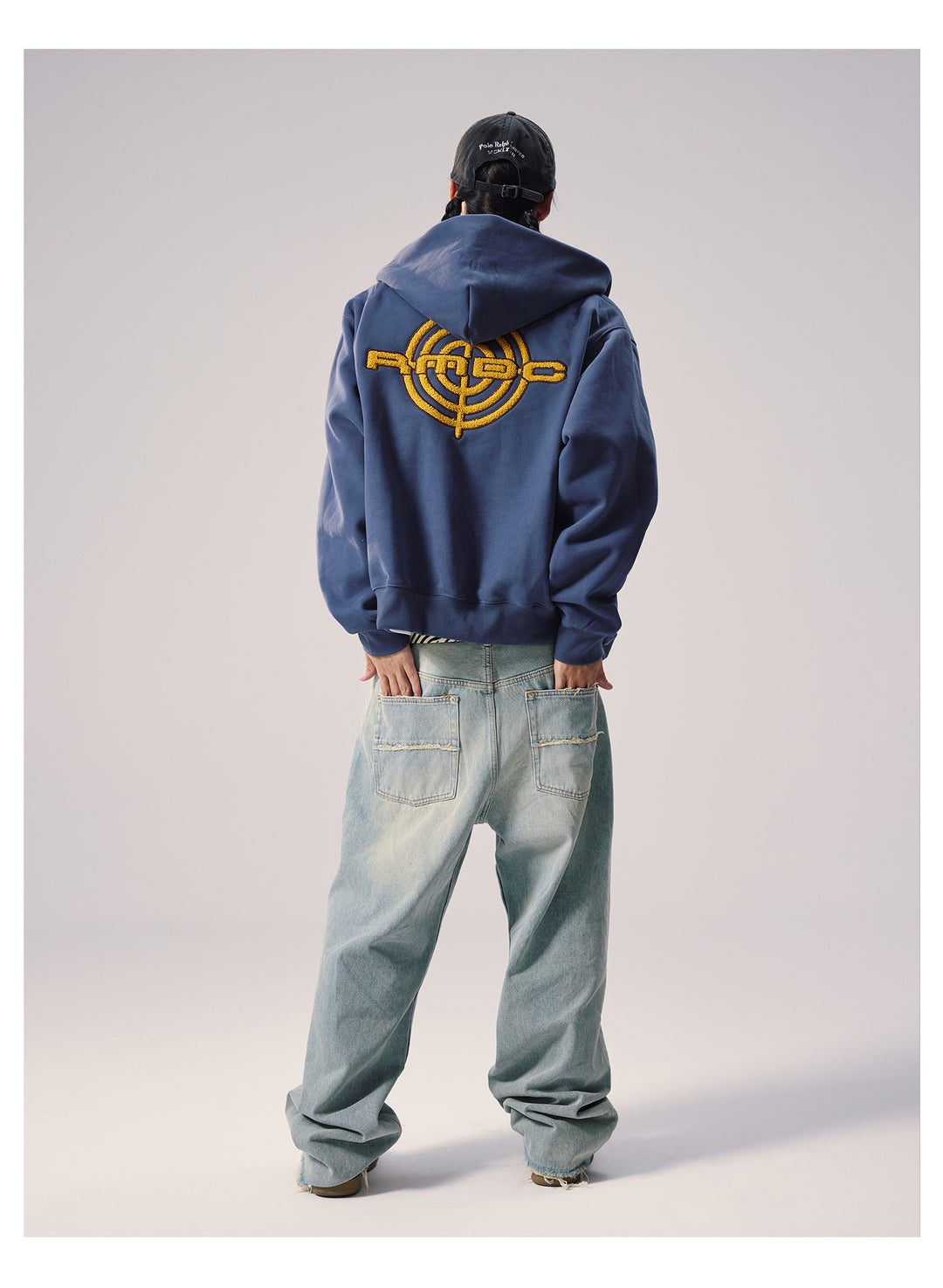 Remedy Terry Embroidery Zip Up Hoodie | Face 3 Face