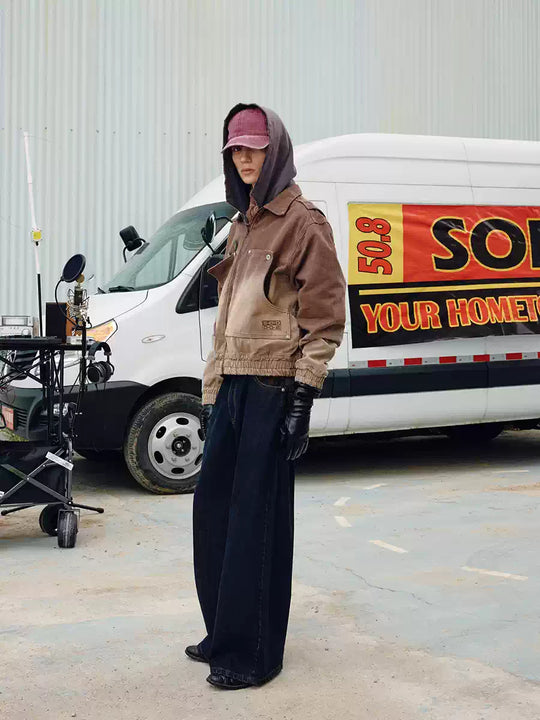 SOD Co. Aged Heavy Washed Deconstructed Carpenter Jacket | Face 3 Face