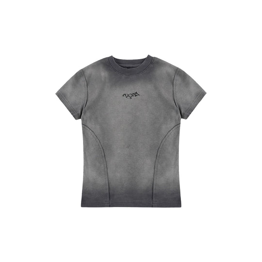 1807 Washed Cropped Slim Tee | Face 3 Face