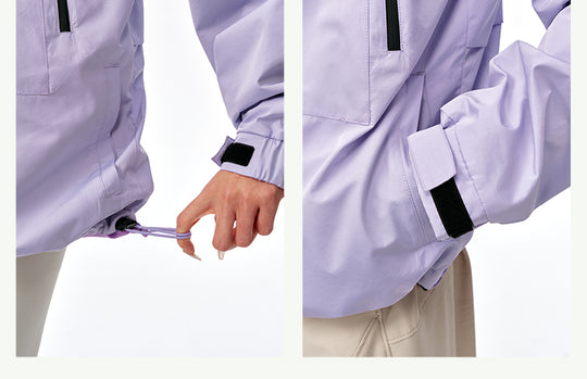 MEDM Basic Logo Embroidered Hardshell Jacket | Face 3 Face