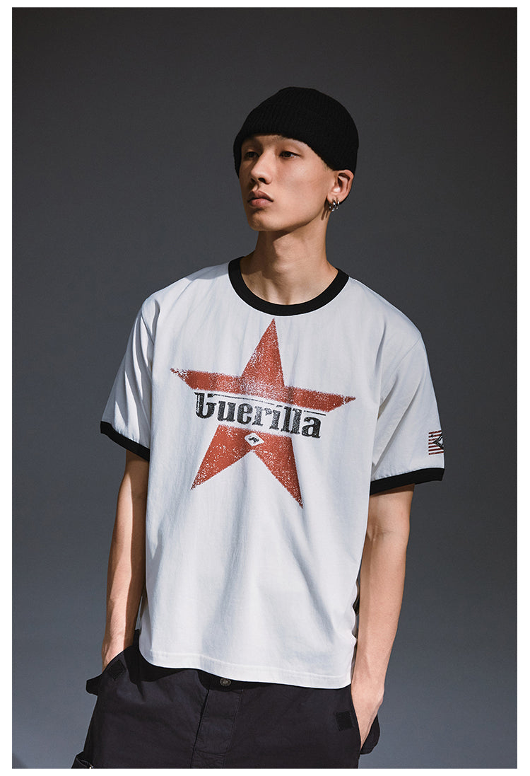 Remedy Aged Star Print Tee | Face 3 Face