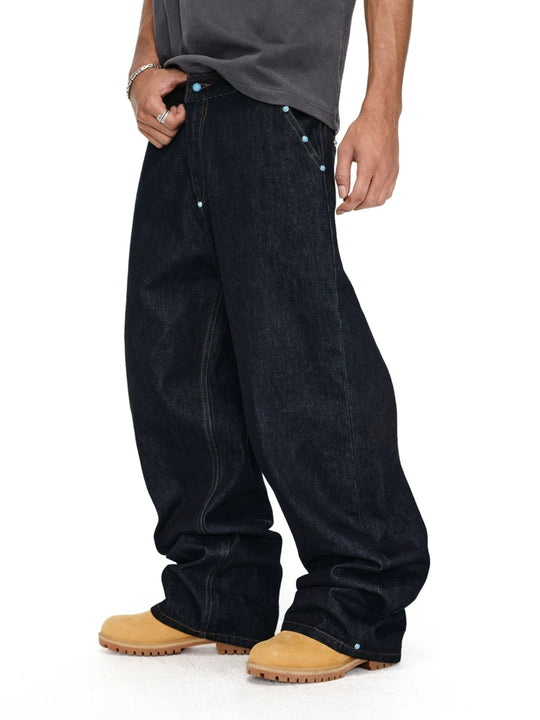 ANTIDOTE Blue Stone Studded Jeans | Face 3 Face