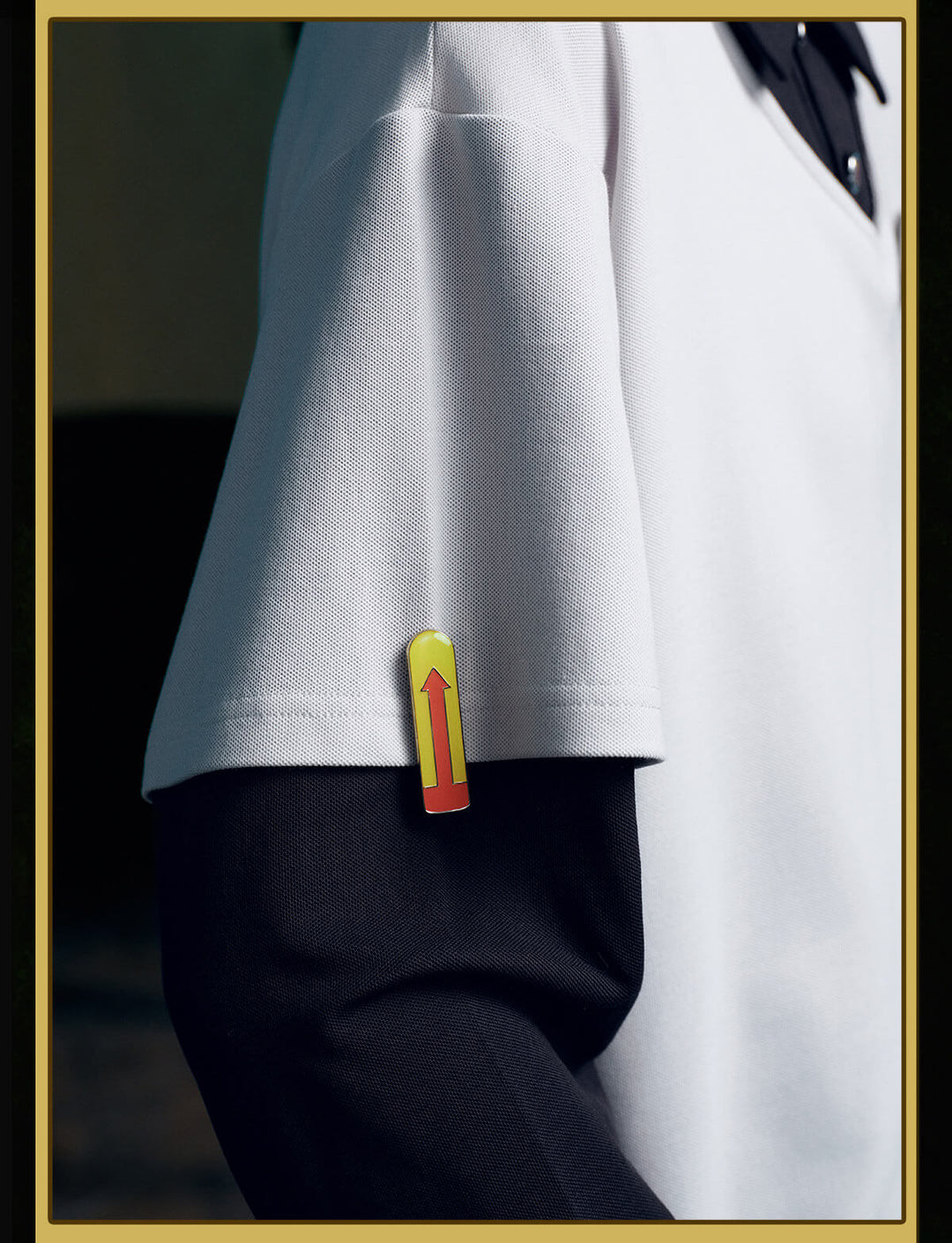 MEDM × HUNTER×HUNTER Killua Layered Long Sleeve Polo Shirt | Face 3 Face