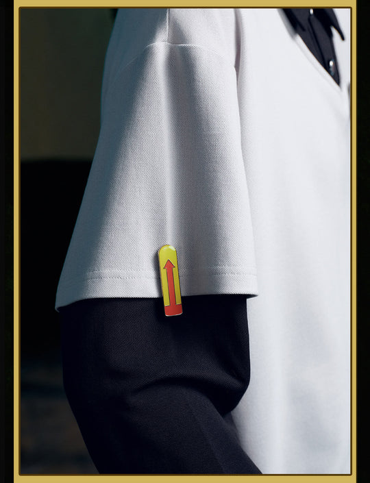 MEDM × HUNTER×HUNTER Killua Layered Long Sleeve Polo Shirt | Face 3 Face
