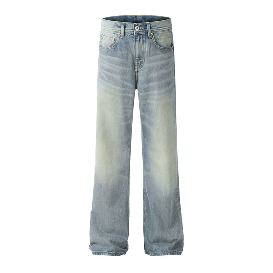 F3F Select Washed Whisker Light Blue Jeans | Face 3 Face