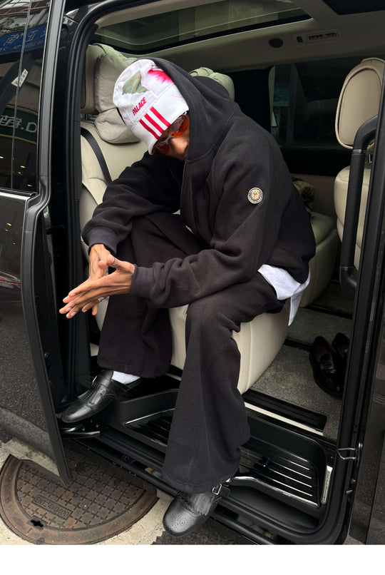 STEEPC Fleece Zip Up Hoodie and Sweatpants Set | Face 3 Face