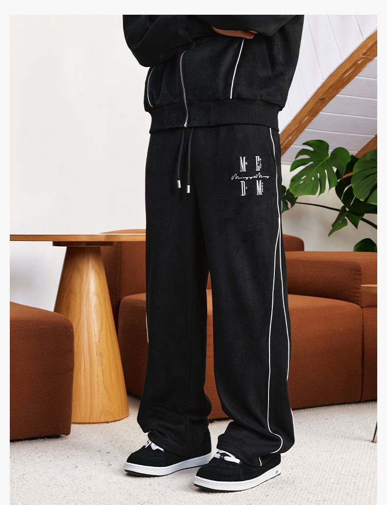 MEDM Suede Track Pants | Face 3 Face