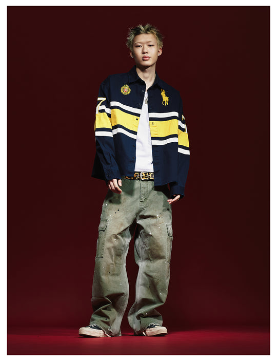 Remedy Washed Ink Splash Baggy Work Cargo Pants | Face 3 Face