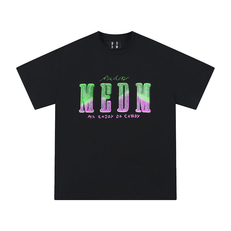 MEDM Sugar Frosted Fudge Gradient Printed Tee