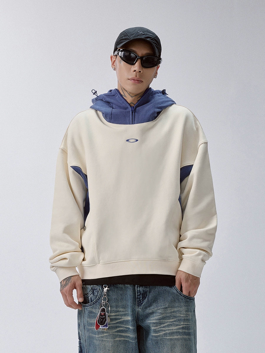 F2CE Color Block Hood with Zip Hoodie | Face 3 Face